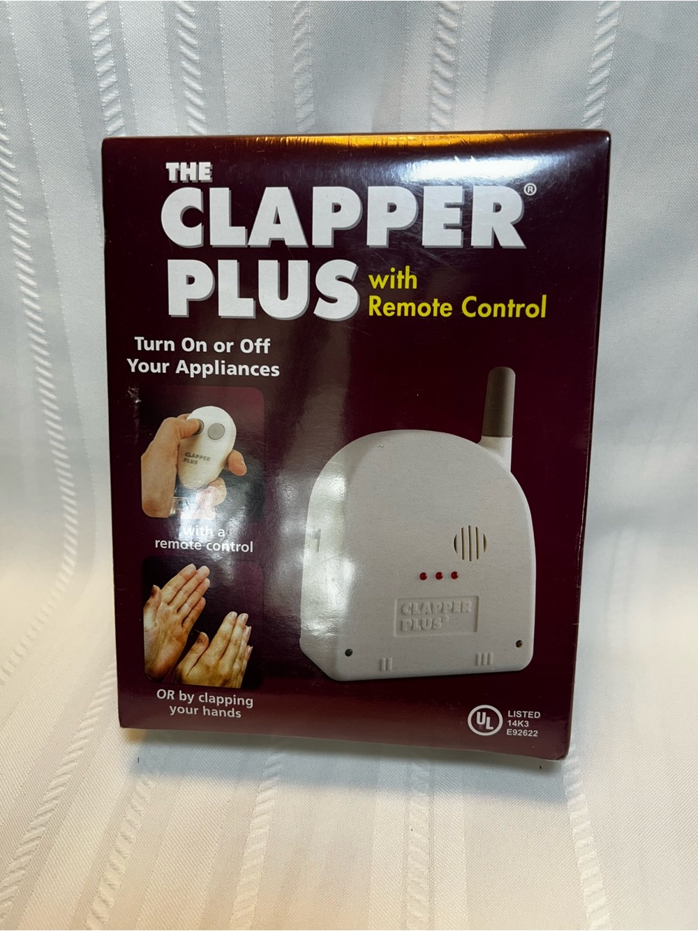 The Clapper Plus Remote Control New In Box Christmas Home Decor Essential Light